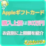 アップルギフトカードの購入上限！場所ごとに価格が異なるので注意