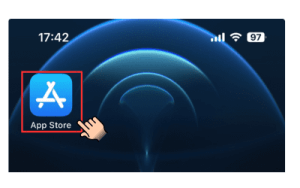 メールでアップルギフト送信　AppStoreアプリを開く