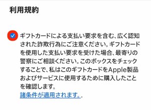 Appleギフトカード購入手順(Apple公式サイト16)