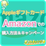 AmazonでAppleギフトカードを購入！支払方法や購入制限…