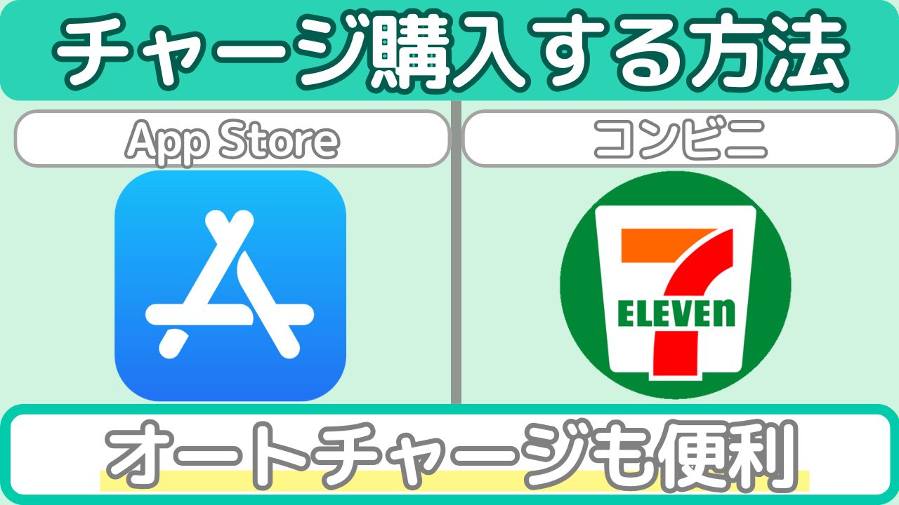 Appleギフトカードをチャージ購入する方法