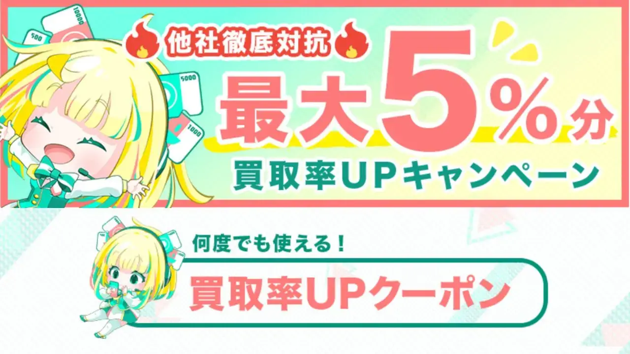 換金率UPクーポン(ギフトチェンジ)