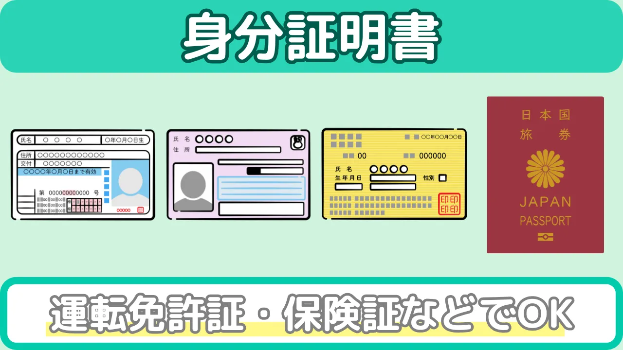 Appleギフトカード買取(利用できる身分証明書)