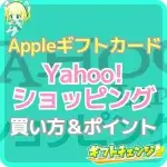 Yahoo!ショッピングでAppleギフトカードを購入可能!P…